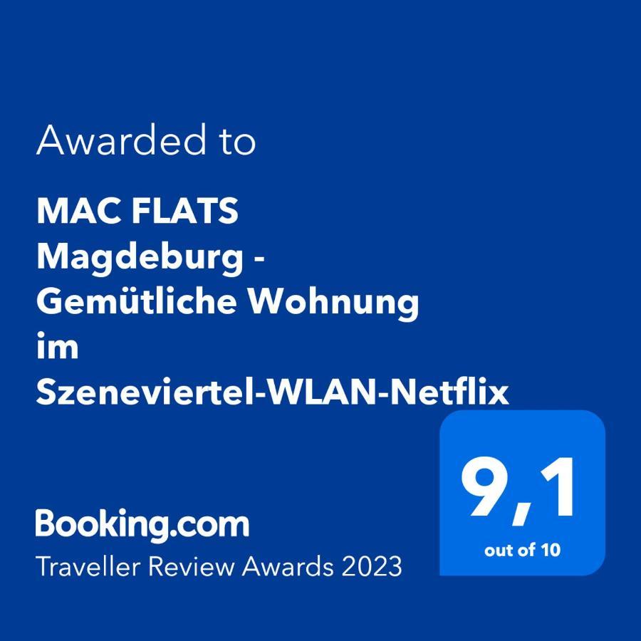 MAC FLATS Magdeburg - Gemütliche Wohnung im Szeneviertel-WLAN-Netflix Exterior foto